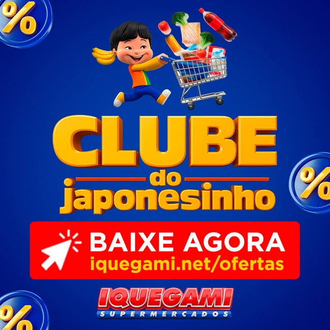 Anúncio: Iquegami Supermercados, Clube do Japonesinho, baixe o app
