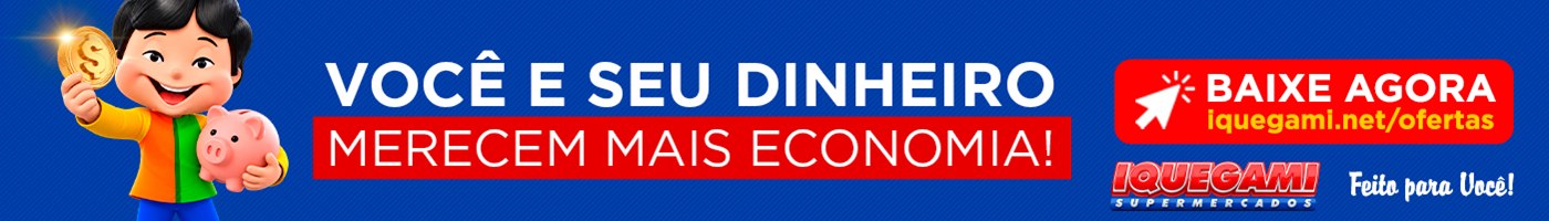 Anúncio: Iquegami Supermercados, você e seu dinheiro merecem mais economia, baixe o app em iquegami.net/ofertas